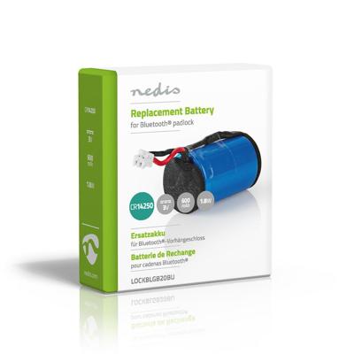 Nedis LOCKBLGB20BU Hangslot Vervanging Batterij 3 V Dc 600 Mah