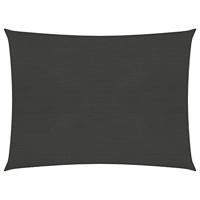 VidaXL Zonnezeil 160 g/m² 2x2,5 m hdpe antracietkleurig - thumbnail