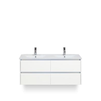 Dante Badmeubelset 120 cm - Wit Hoogglans - Keramische Wastafel Wit Enjoy
