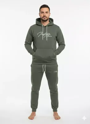 Indigo Denim - Joggingpak Heren - Donkergroen