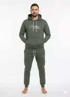 Indigo Denim - Joggingpak Heren - Donkergroen - thumbnail