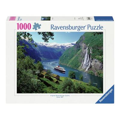 Ravensburger puzzel Noors fjord - 1000 stukjes