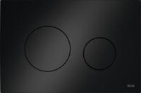 Bedieningsplaat TECE Loop Met Duospoeltechniek Zwart - thumbnail