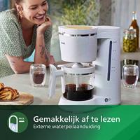 Elektrisch koffiezetapparaat Philips HD5120/00 Wit 1000 W 1,2 L - thumbnail
