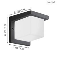Eglo Led buitenlampDesella 1 led - 95097 - thumbnail
