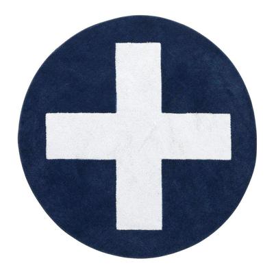 Vloerkleed Blue X, 3D effect