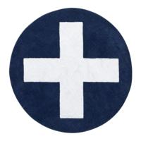 Vloerkleed Blue X, 3D effect - thumbnail