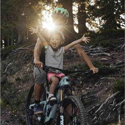 Kids ride shotgun mtb front seat
