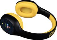Konix Pac-Man Draadloze Bluetooth 5.3 hoofdtelefoon voor smartphones en tablets, 30 uur batterijduur - 3,5 mm jack-kabel - zwart en geel - thumbnail