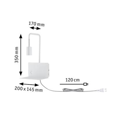 Paulmann Handig wandlampjeCalvani USB - 79812