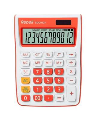 Rebell RE-SDC912OR-BX Calculator SDC912 Wit/Oranje Rebell RE-SDC912OR-BX Calculator SDC912 Wit/Oranje