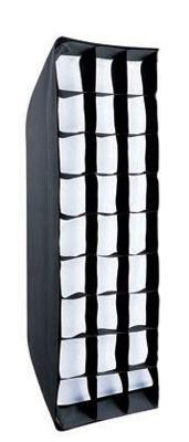 Linkstar opvouwbare striplight softbox + honingraat qssx-30150hc 30x150 cm