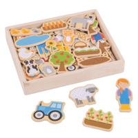 Bigjigs boerderij magneten, 35dlg. - thumbnail