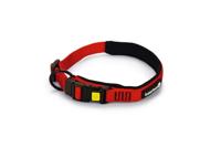 Beeztees Parinca Premium - Hondenhalsband - Nylon - Rood - 35-40 cm x 20 mm - thumbnail