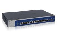 NETGEAR XS512EM Managed L2 10G Ethernet (100/1000/10000) 1U Blauw, Grijs - thumbnail
