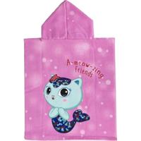 Poncho-Handdoek met Capuchon Gabby's Dollhouse Roze 50 x 115 cm - thumbnail