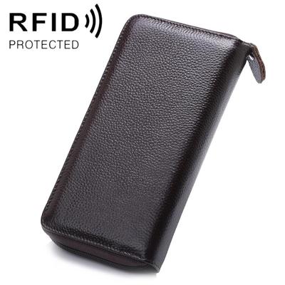 902 Antimagnetic RFID Litchi Texture Women Large Capacity Hand Wallet Purse Phone Bag with Card Slots(Coffee) 902 Antimagnetic RFID Litchi Texture Women Large Capacity Hand Wallet Purse Phone Bag with Card Slots(Coffee)