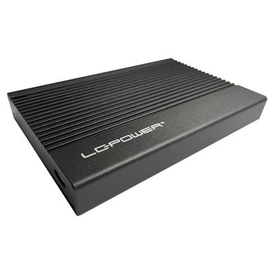 LC-Power LC-25U3-C behuizing voor opslagstations HDD-/SSD-behuizing Zwart 2.5