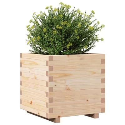 Plantenbak 50x50x49,5 cm massief grenenhout