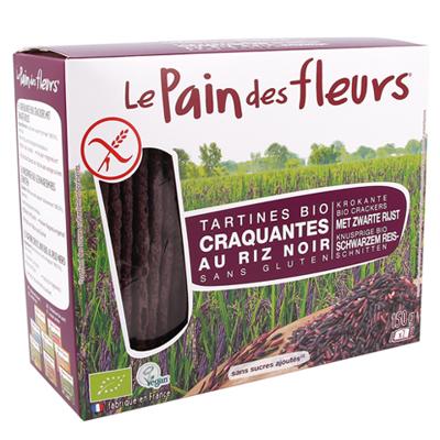 Le Pain Des Fleurs Zwarte Rijst Crackers