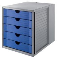 HAN SYSTEMBOX KARMA 14508-16 Ladebox Grijs DIN A4, DIN C4 Aantal lades: 5 - thumbnail