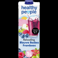 Healthy People Blauwe Bosbes en Framboos 1L bij Jumbo - thumbnail