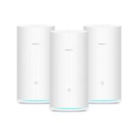 HUAWEI WiFi Mesh Router (3-pack), WLAN-repeater, drievoudige band AC2200, quad-core CPU met 1,4 GHz, solide en betrouwbare dekking in je huis (tot 600 m²), one-touch-verbinding, wit - thumbnail