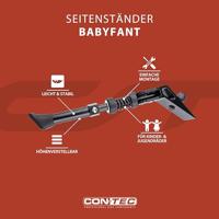 CONTEC seitenständer "babyfant" ct sidelights babyfant 12" - 16" black - thumbnail