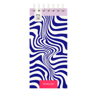 Pepa Lani To Do Lijst Flower Waves Blue - thumbnail