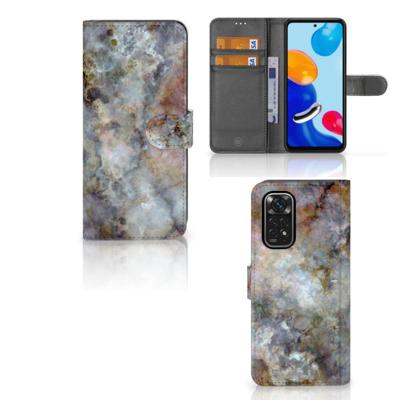 Xiaomi Redmi Note 11/11S | Bookcase | Marmer Grijs