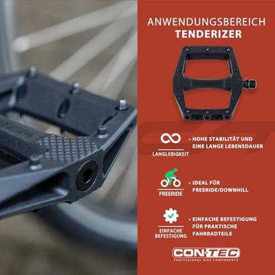 CONTEC pedal "tenderizer" ct pedals tenderizer mtb w. exchangeable pins CONTEC pedal "tenderizer" ct pedals tenderizer mtb w. exchangeable pins