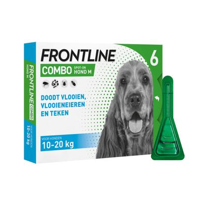 Frontline Combo Spot On 2 Hond Medium - Anti vlooien en tekenmiddel - 4+2 pip