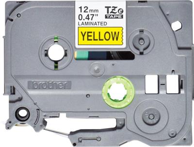 Etiketten Brother TZe, TZ TZe-631S Tapekleur: Geel Tekstkleur:Zwart 12 mm 4 m