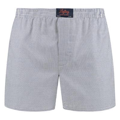 Liefling Boxershort Blauw Mini Ruit Loose Liefling Boxershort Blauw Mini Ruit Loose