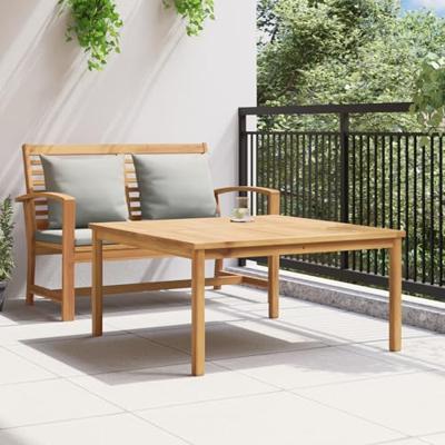 Salontafel Bruin 110 x 110 x 45 cm Massief teakhout