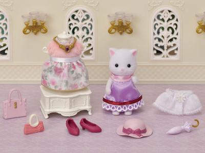 SYLVANIAN FAMILIES 5461 De modekoffer en grote zus Perzische kat