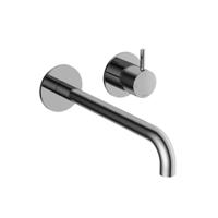 Hotbath Inbouw Wastafelkraan Cobber 25 cm Gebogen Uitloop 1-Hendel Chroom - thumbnail
