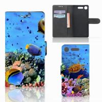 Sony Xperia XZ1 | Telefoonhoesje | Met pasjeshouder | Vissen - thumbnail