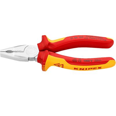 KNIPEX kombitang 01 06 160 combinatietang (rood/geel)