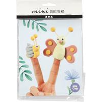 Silk Clay Mini creative kit, vingerpoppen, 1 doos - thumbnail