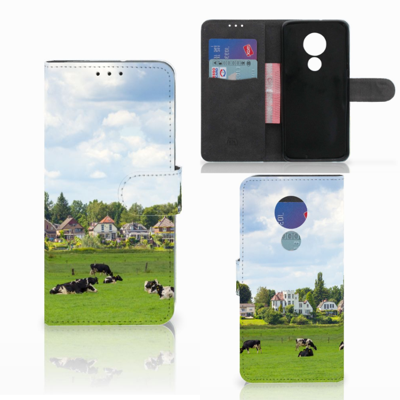Motorola Moto G7 Power | Telefoonhoesje | Met pasjeshouder | Koeien