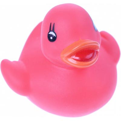 Eddy toys badeend rood 5 cm