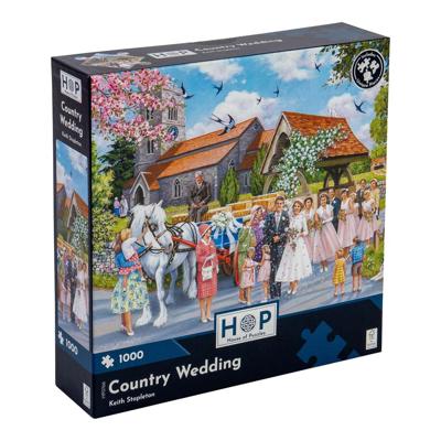 Country Wedding Puzzel 1000 Stukjes