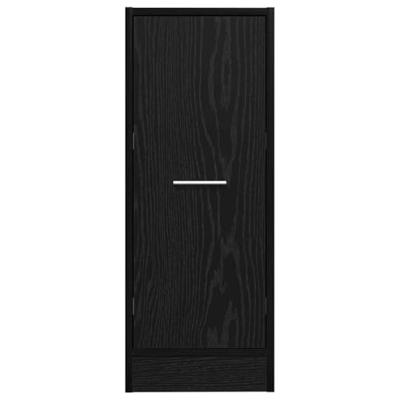 Apothekerskast Zwart eiken 30 x 41 x 77,5 cm Bewerkt hout