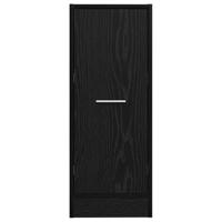 Apothekerskast Zwart eiken 30 x 41 x 77,5 cm Bewerkt hout - thumbnail