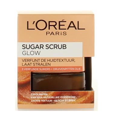 L’Oréal Paris Skin Expert Sugar Scrub - Glow - Druivenpitolie 245 g