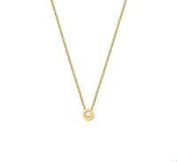TFT Collier Geelgoud Hanger Zirkonia 1,0 mm x 41+4 cm - thumbnail