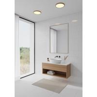 Plafondlamp hout Oja 29 2700k warm wit rond 29cm dimbaar - thumbnail