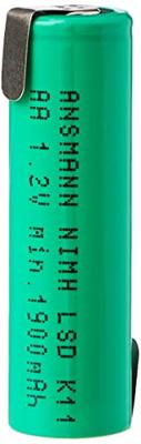 Ansmann AA 1900mAh LSD met soldeerlippen