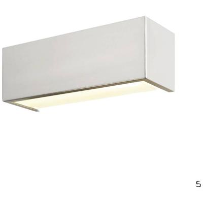 SLV Aluminium muurlampChrombo 30cm - 1x Led - 1003317